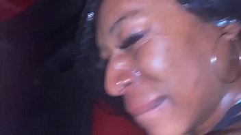 Busty Mia Khalifa blows a dick of a horny black man in interracial porn